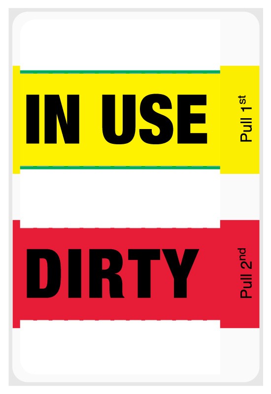 Medical Labels - Clean Multi Purpose Equipment Label, 2" x 3"