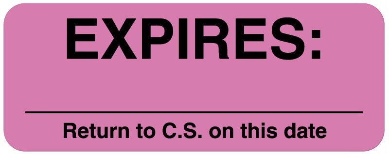 Medical Labels - Shelf Life Labels, 2-1/4" x 7/8"