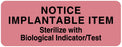 Medical Labels - Sterilization Label, 3" x 1-7/8"