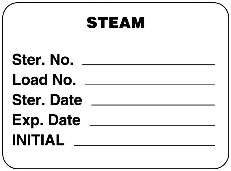 Medical Labels - Sterilization Label, 1-7/8" x 1-3/8"