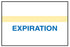 Medical Labels - Dual Expiration Indicator Bar Label, 15/16" x 5/8"