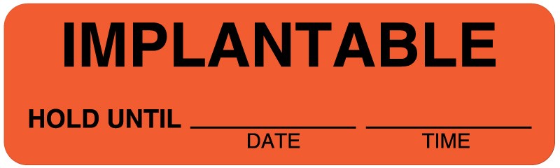 Medical Labels - Shelf Life Label, 3" x 7/8"