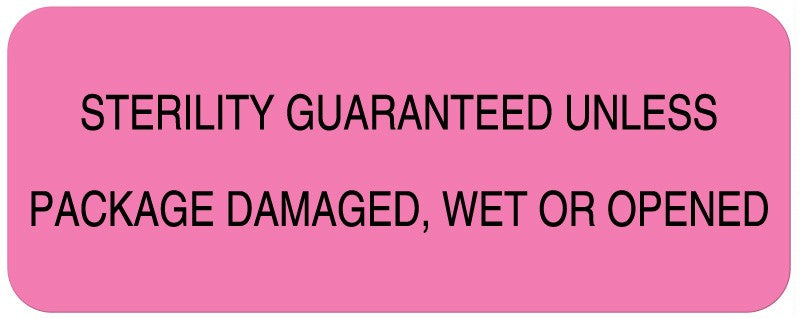 Medical Labels - Event Related Sterility Label, 2-1/4" x 7/8"