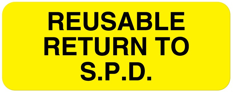 Medical Labels - SPD Label, 2-1/4" x 7/8"