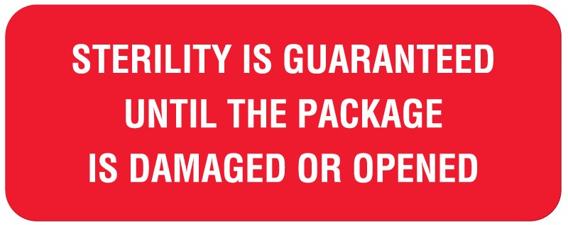 Medical Labels - Event Related Sterility Label, 2-1/4" x 7/8"