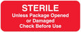 Medical Labels - Event Related Sterility Label, 2-1/4" x 7/8"