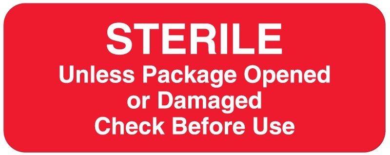 Medical Labels - Event Related Sterility Label, 2-1/4" x 7/8"