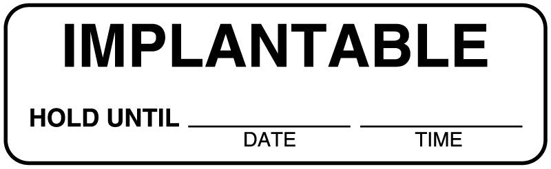 Medical Labels - Shelf Life Label, 3" x 7/8"