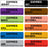 Medical Labels - 12 Month Sterilization Expiration Kit, 3" x 7/8"