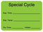 Medical Labels - Special Cycle, 2-3/8" x 1-3/4"
