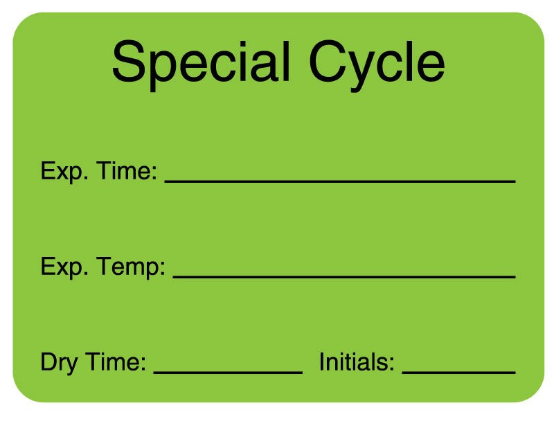 Medical Labels - Special Cycle, 2-3/8" x 1-3/4"