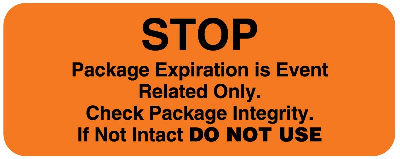 Medical Labels - Sterrad System Compatible Label, 2-1/4" x 7/8"