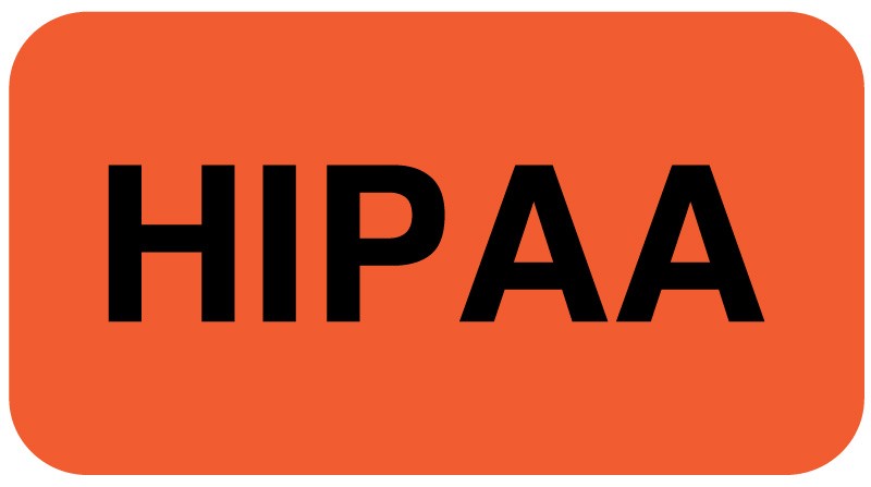 Medical Labels - HIPAA Label, 7/8" x 7/8"