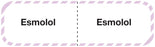 Medical Labels - ESMOLOL, I.V. Line Identification Label, 3" x 7/8"
