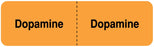 Medical Labels - DOPAMINE , I.V. Line Identification Label, 3" x 7/8"