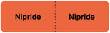 Medical Labels - NIPRIDE, I.V. Line Identification Label, 3" x 7/8"