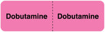Medical Labels - DOBUTAMINE, I.V. Line Identification Label, 3" x 7/8"