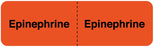 Medical Labels - EPINEPHRINE, I.V. Line Identification Label, 3" x 7/8"
