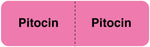 Medical Labels - PITOCIN, I.V. Line Identification Label, 3" x 7/8"