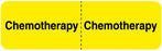 Medical Labels - CHEMOTHERAPY, I.V. Line Identification Label, 3" x 7/8"