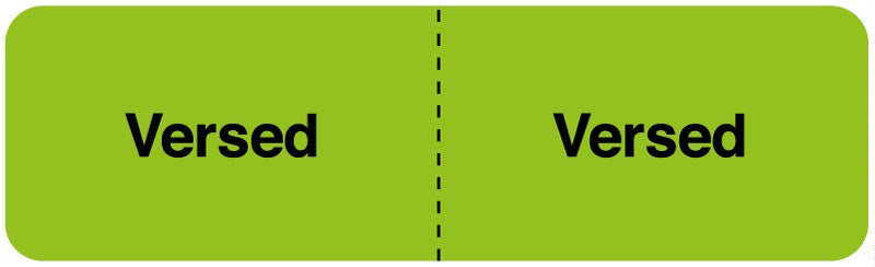 Medical Labels - VERSED, I.V. Line Identification Label, 3" x 7/8"