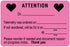 Medical Labels - Telemetry and Rhythm Label, 3" x 2"