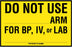 Medical Labels - IV Care Label, 8" x 5-1/4"