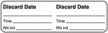 Medical Labels - DISCARD DATE, 3" X 7/8"
