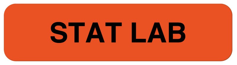 Medical Labels - STAT Label, 1-1/4" x 5/16"