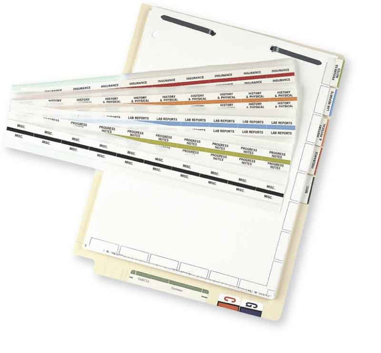 Medical Labels - Divider Sheets, 8-1/2" x 11"