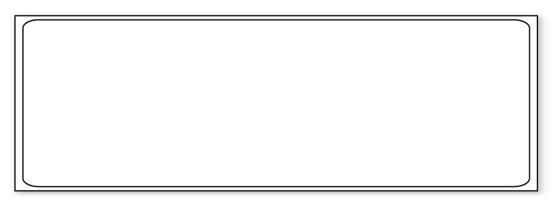 Medical Labels - Thermal Transfer Printer Label, 3" Core, 3" x 1"