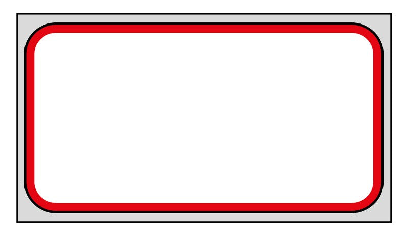 Medical Labels - Direct Thermal Printer Label, 1" Core, 2-1/4" x 1-1/4"
