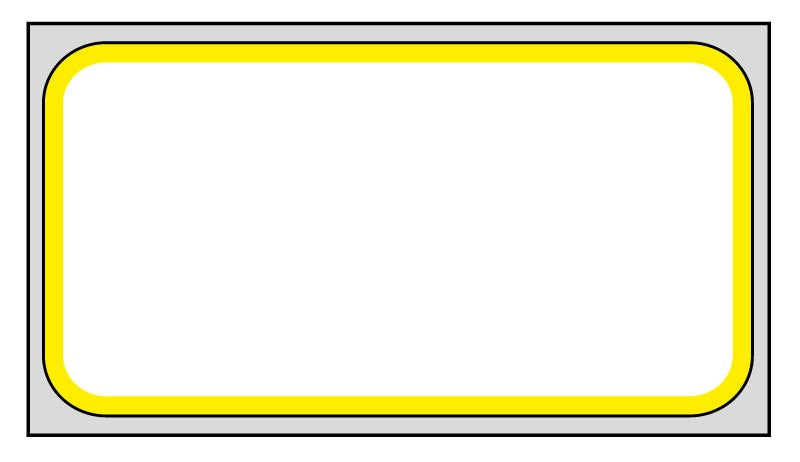 Medical Labels - Direct Thermal Printer Label, 1" Core, 2-1/4" x 1-1/4"