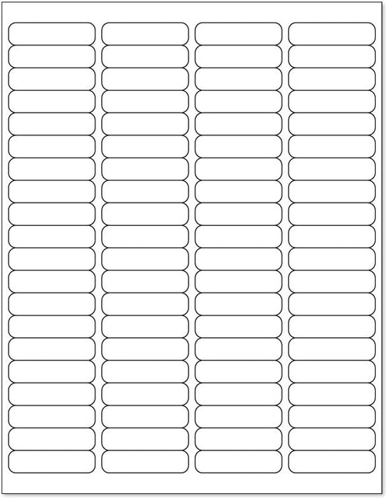 Medical Labels - Laser Printer Label, 1/2" x 1-15/16"
