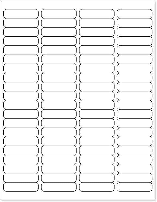 Medical Labels - Laser Printer Label, 1/2" x 1-15/16"
