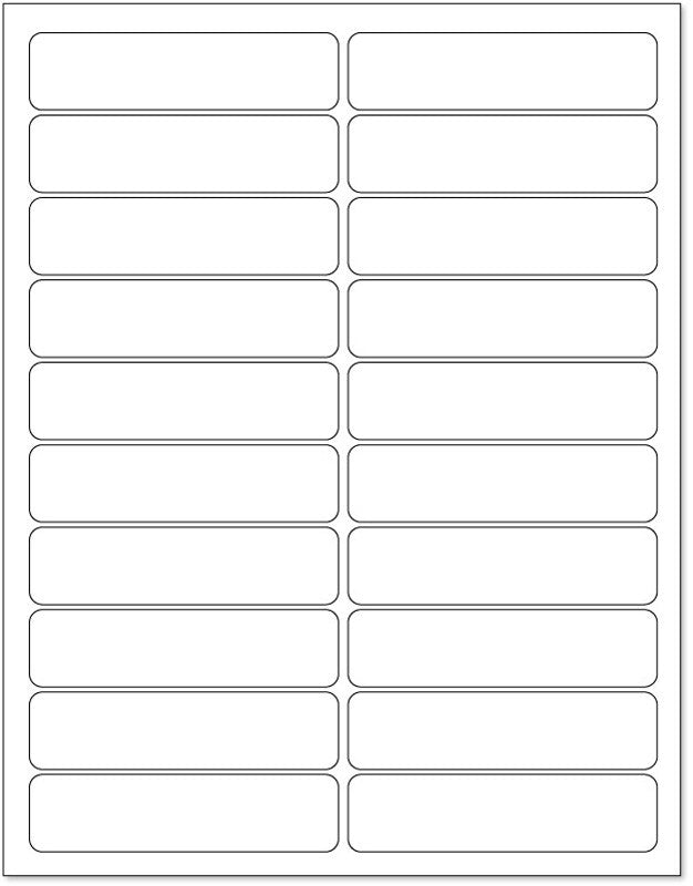 Medical Labels - Laser Printer Label, 1" x 4"