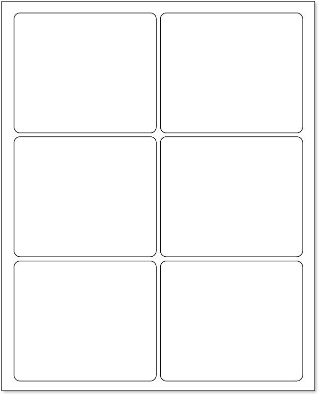 Medical Labels - Laser Printer Label, 4" x 3-1/3"