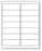 Medical Labels - Laser Printer Label, 4" x 1-21/64"