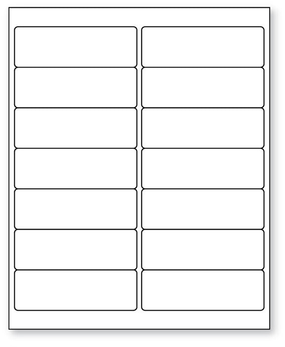 Medical Labels - Laser Printer Label, 4" x 1-21/64"