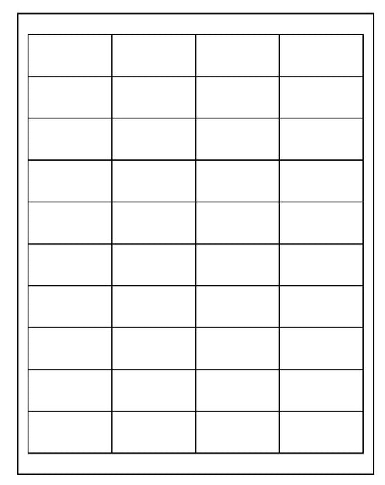 Medical Labels - Laser Printer Label, 2" x 1"