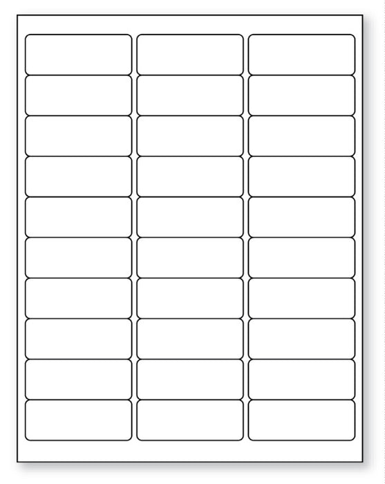 Medical Labels - Laser Printer Label, 2-5/8" x 1"