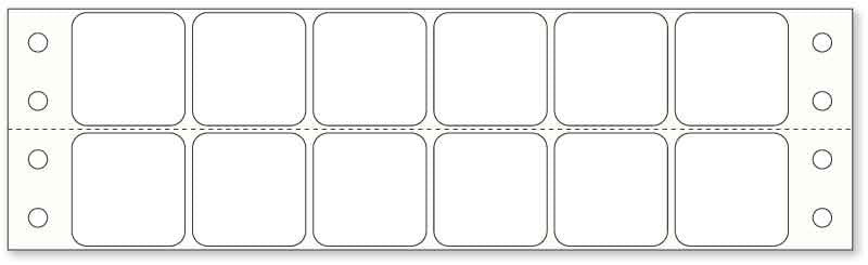 Medical Labels - General Purpose Specimen Label, 15/16" x 15/16"