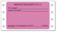 Medical Labels - IV System Preprinted Pinfeed Label, 3" x 1-15/16"