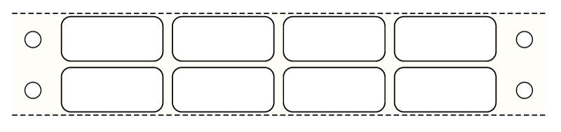 Medical Labels - General Purpose Specimen Label, 1" x 7/16"