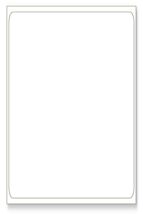 Medical Labels - Thermal Transfer Printer Label, 3" Core, 4" x 6"