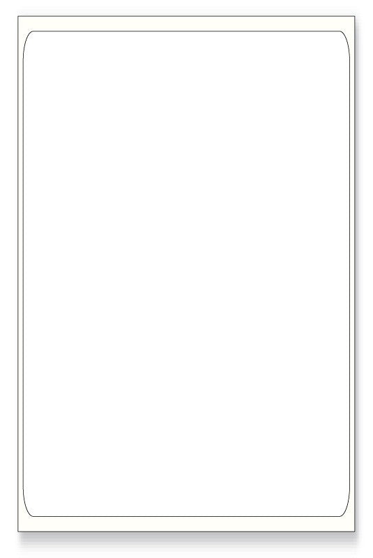 Medical Labels - Thermal Transfer Printer Label, 3" Core, 4" x 6"