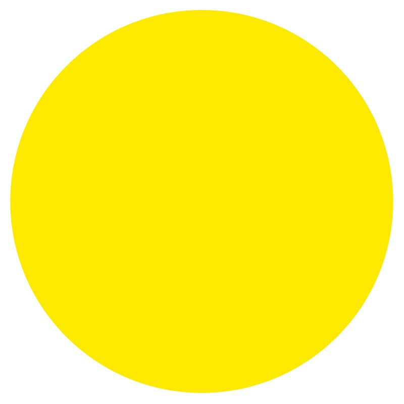 Medical Labels - Vinyl Circle, 3/4" x 3/4"