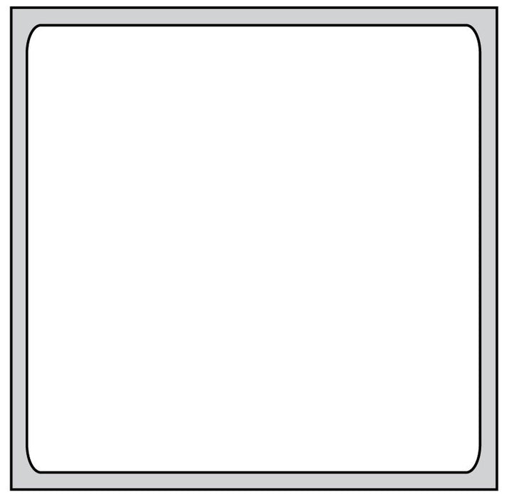 Medical Labels - 1" x 1" Direct Thermal Label, 3" Core