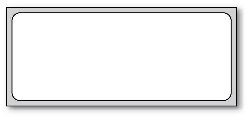 Medical Labels - Direct Thermal Printer Label, 3" Core, 2-1/2" x 1"