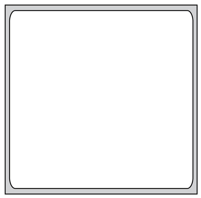 Medical Labels - Direct Thermal Printer Label, 3" Core, 1-1/2" x 1-1/2"